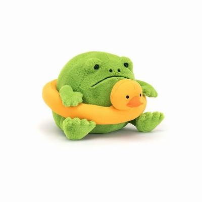 Jellycat Ricky Rain Frog Rubber Ring Australia | 216593WKU